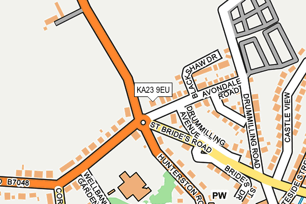 KA23 9EU map - OS OpenMap – Local (Ordnance Survey)