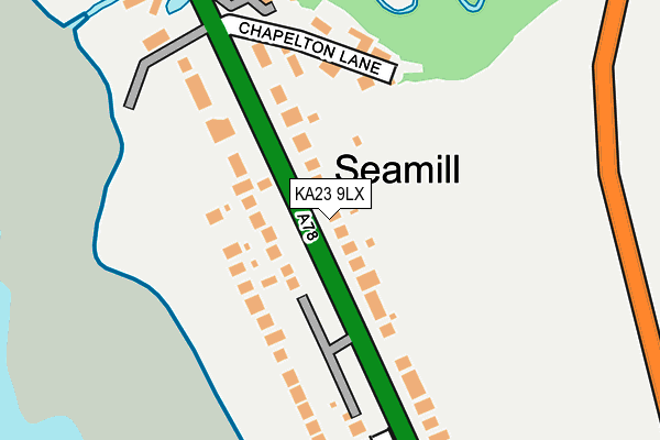 Map of WILL-COLL (SCOTLAND) LIMITED at local scale
