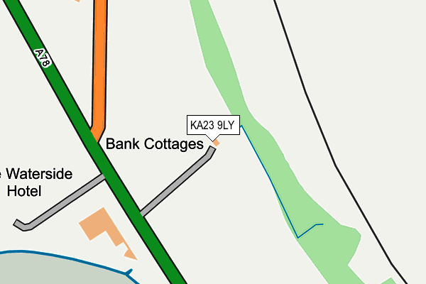 KA23 9LY map - OS OpenMap – Local (Ordnance Survey)