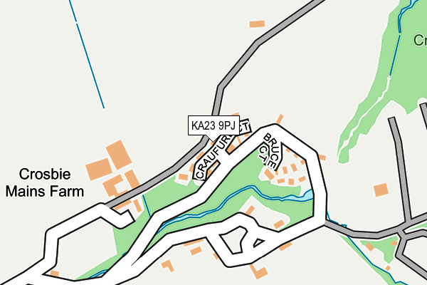 KA23 9PJ map - OS OpenMap – Local (Ordnance Survey)