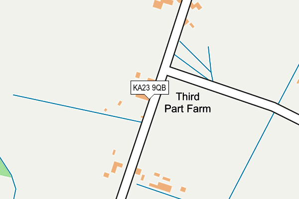 KA23 9QB map - OS OpenMap – Local (Ordnance Survey)