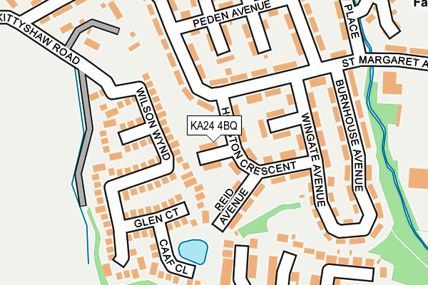 KA24 4BQ map - OS OpenMap – Local (Ordnance Survey)