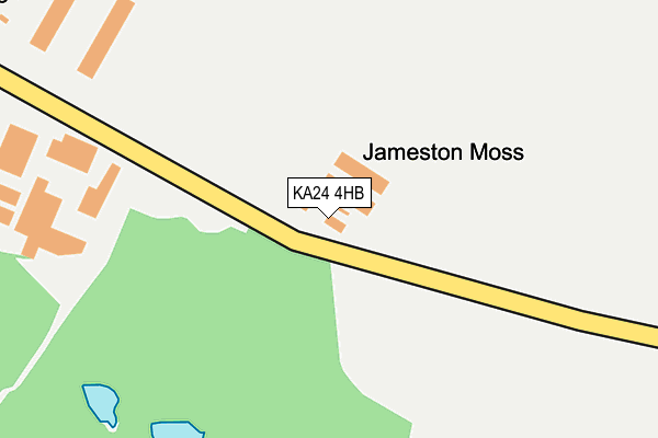 KA24 4HB map - OS OpenMap – Local (Ordnance Survey)
