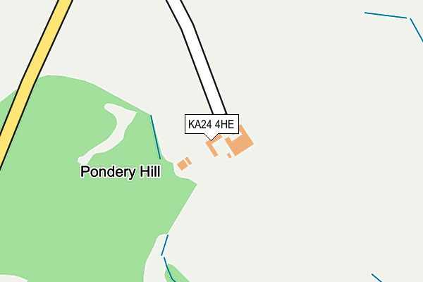 KA24 4HE map - OS OpenMap – Local (Ordnance Survey)