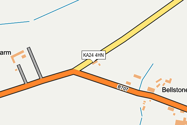 KA24 4HN map - OS OpenMap – Local (Ordnance Survey)