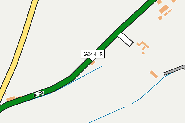 KA24 4HR map - OS OpenMap – Local (Ordnance Survey)