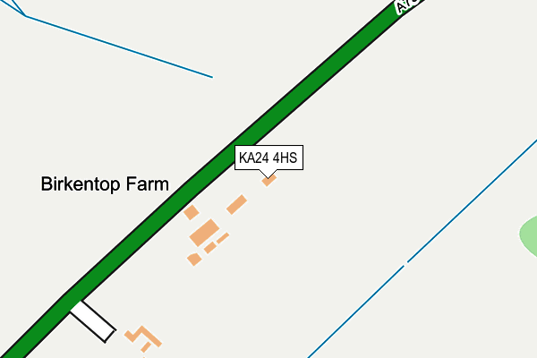 KA24 4HS map - OS OpenMap – Local (Ordnance Survey)