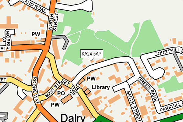 KA24 5AP map - OS OpenMap – Local (Ordnance Survey)