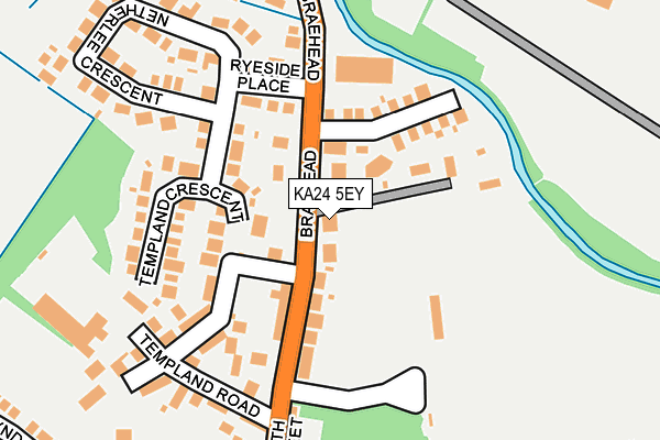 KA24 5EY map - OS OpenMap – Local (Ordnance Survey)