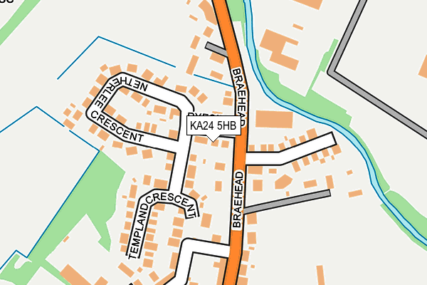 KA24 5HB map - OS OpenMap – Local (Ordnance Survey)