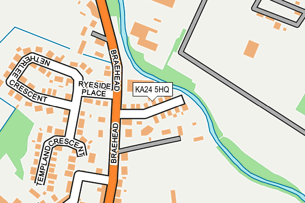 KA24 5HQ map - OS OpenMap – Local (Ordnance Survey)