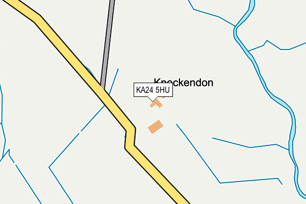 KA24 5HU map - OS OpenMap – Local (Ordnance Survey)