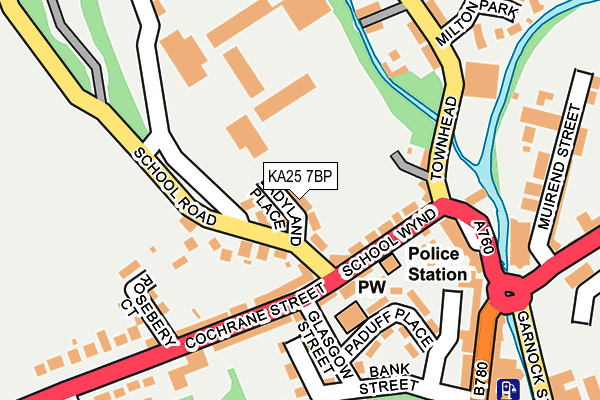 KA25 7BP map - OS OpenMap – Local (Ordnance Survey)