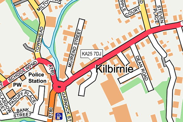 Map of BRIDGEND FOODS LIMITED at local scale