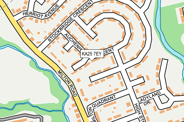 KA25 7EY map - OS OpenMap – Local (Ordnance Survey)