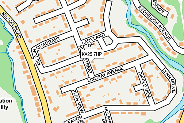 KA25 7HP map - OS OpenMap – Local (Ordnance Survey)