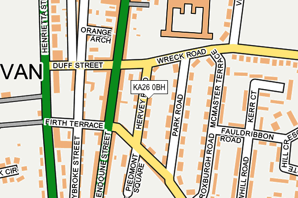 KA26 0BH map - OS OpenMap – Local (Ordnance Survey)