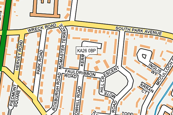 KA26 0BP map - OS OpenMap – Local (Ordnance Survey)