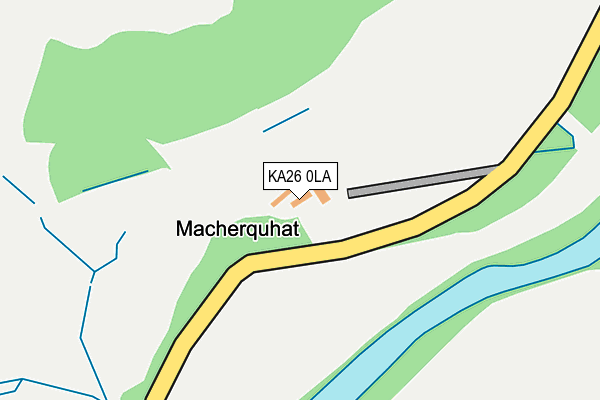 KA26 0LA map - OS OpenMap – Local (Ordnance Survey)