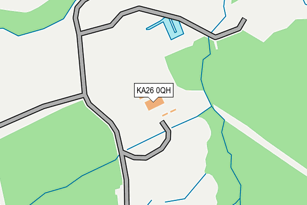 KA26 0QH map - OS OpenMap – Local (Ordnance Survey)