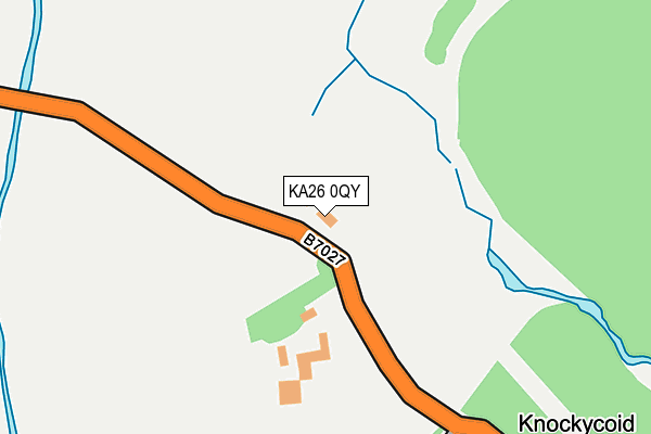 KA26 0QY map - OS OpenMap – Local (Ordnance Survey)