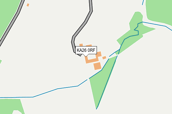 KA26 0RF map - OS OpenMap – Local (Ordnance Survey)