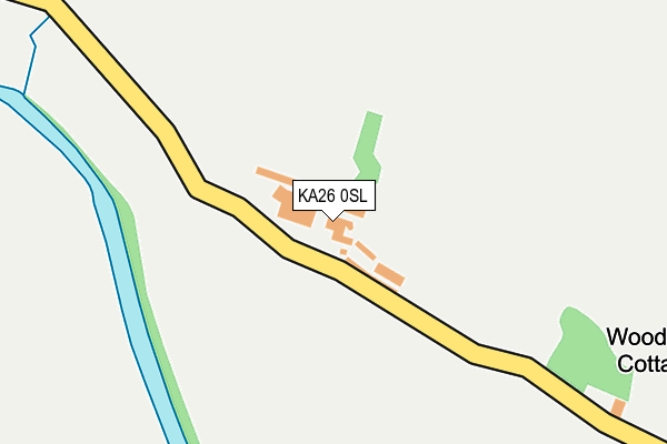 KA26 0SL map - OS OpenMap – Local (Ordnance Survey)