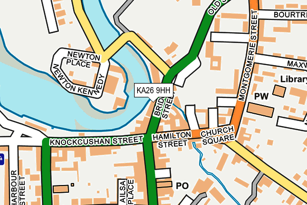 KA26 9HH map - OS OpenMap – Local (Ordnance Survey)