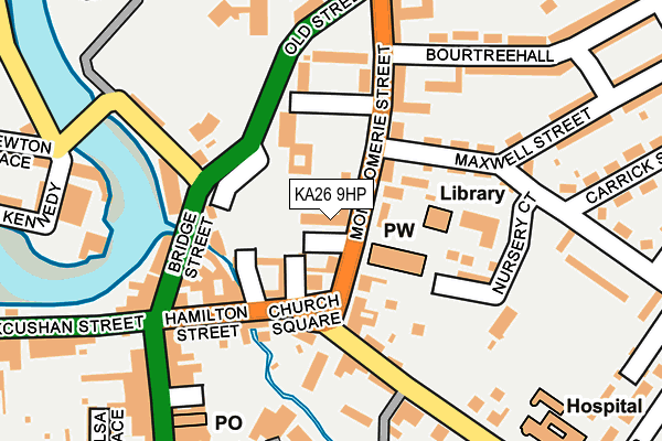 KA26 9HP map - OS OpenMap – Local (Ordnance Survey)