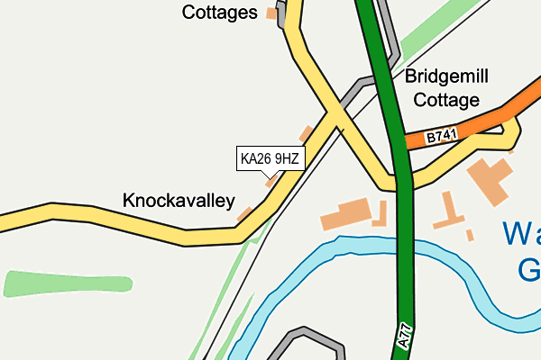 KA26 9HZ map - OS OpenMap – Local (Ordnance Survey)