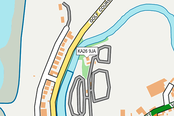 KA26 9JA map - OS OpenMap – Local (Ordnance Survey)
