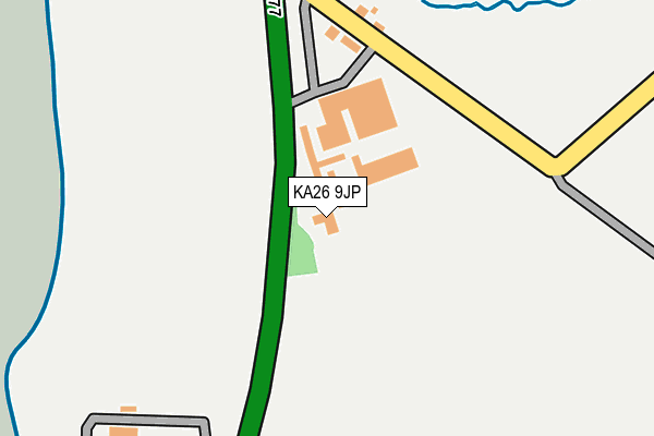 KA26 9JP map - OS OpenMap – Local (Ordnance Survey)