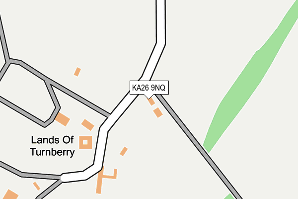 KA26 9NQ map - OS OpenMap – Local (Ordnance Survey)