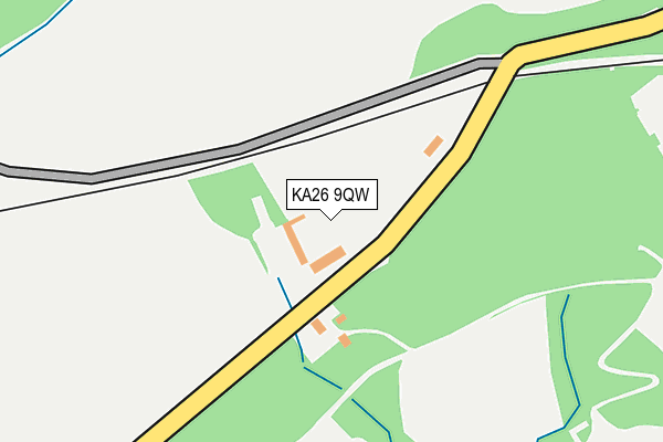 KA26 9QW map - OS OpenMap – Local (Ordnance Survey)