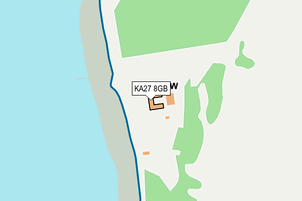 KA27 8GB map - OS OpenMap – Local (Ordnance Survey)