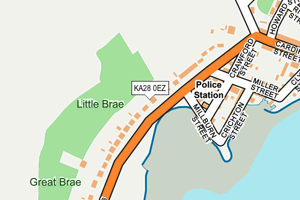 Map of MILLPORT MOTORS LIMITED at local scale