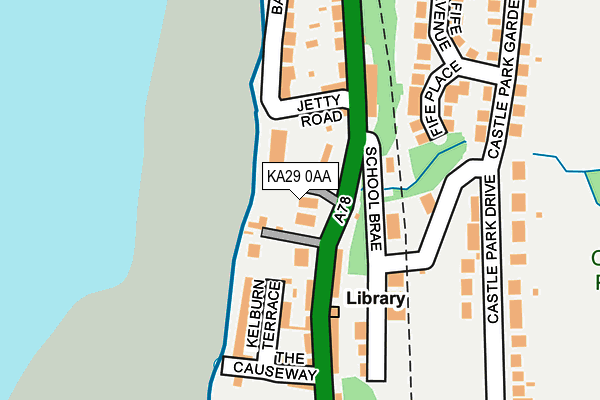 KA29 0AA map - OS OpenMap – Local (Ordnance Survey)