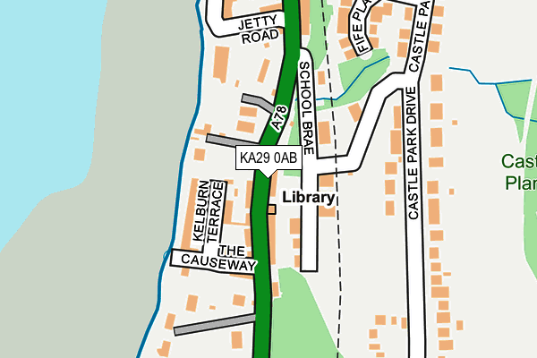 KA29 0AB map - OS OpenMap – Local (Ordnance Survey)
