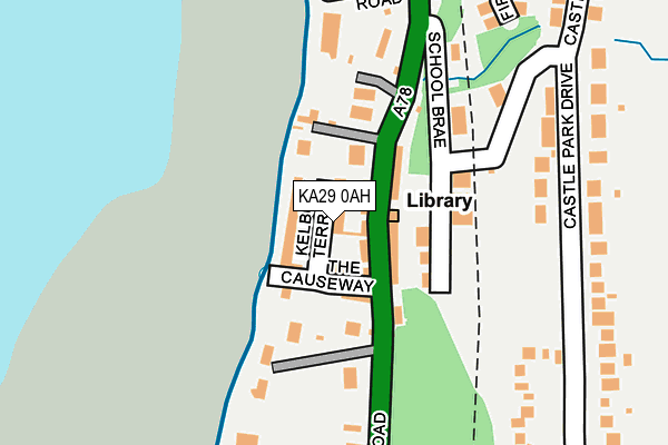 KA29 0AH map - OS OpenMap – Local (Ordnance Survey)