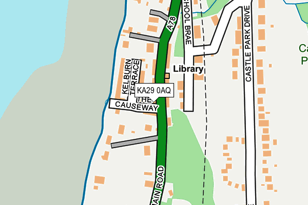 KA29 0AQ map - OS OpenMap – Local (Ordnance Survey)