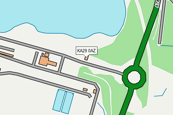 KA29 0AZ map - OS OpenMap – Local (Ordnance Survey)