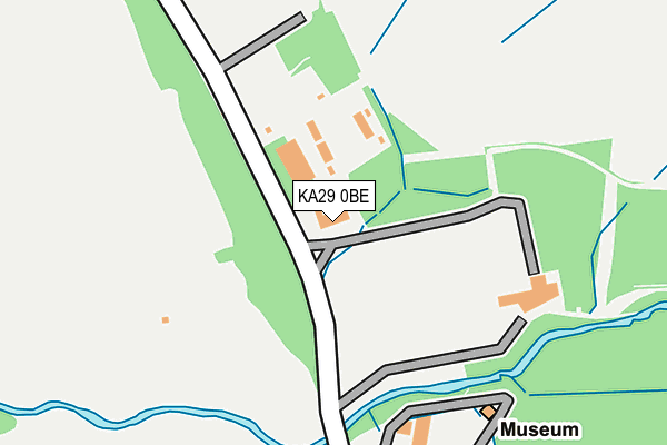 KA29 0BE map - OS OpenMap – Local (Ordnance Survey)