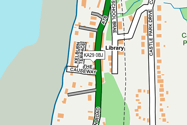 KA29 0BJ map - OS OpenMap – Local (Ordnance Survey)