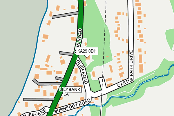 KA29 0DH map - OS OpenMap – Local (Ordnance Survey)