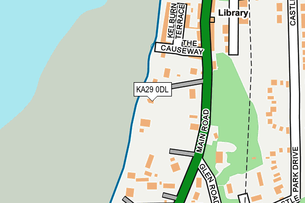 KA29 0DL map - OS OpenMap – Local (Ordnance Survey)