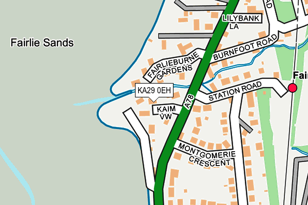 KA29 0EH map - OS OpenMap – Local (Ordnance Survey)