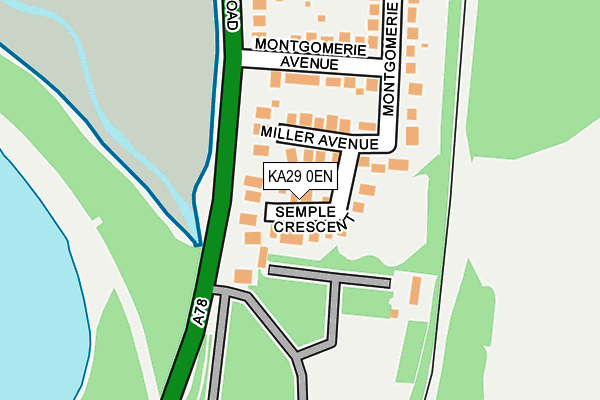 KA29 0EN map - OS OpenMap – Local (Ordnance Survey)
