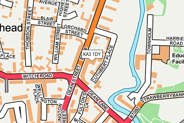 KA3 1DY map - OS OpenMap – Local (Ordnance Survey)