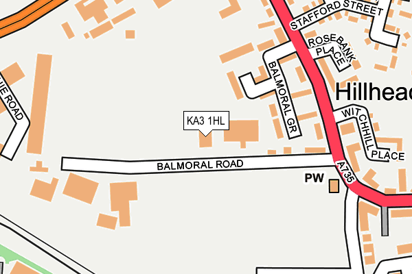 KA3 1HL map - OS OpenMap – Local (Ordnance Survey)
