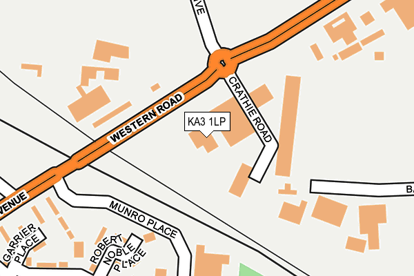 KA3 1LP map - OS OpenMap – Local (Ordnance Survey)